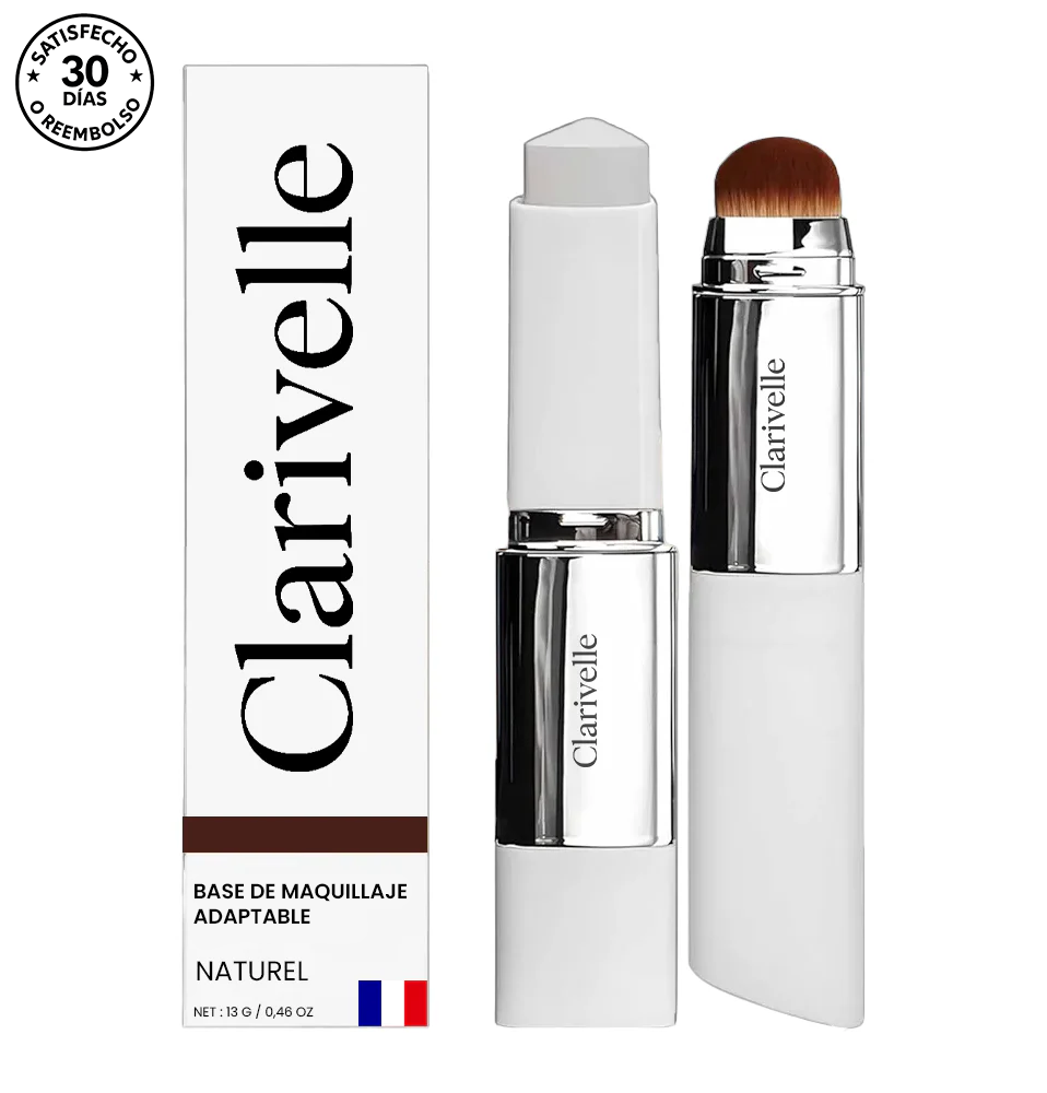 Base de maquillaje 2 en 1 con brocha integrada