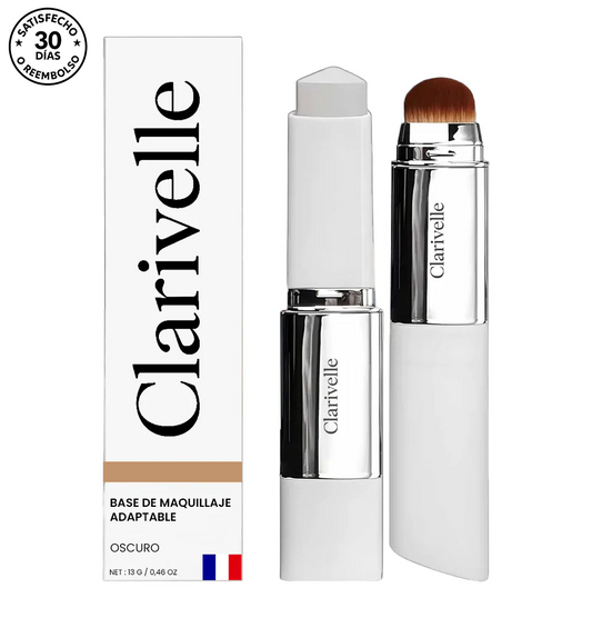 Base de maquillaje 2 en 1 con brocha integrada